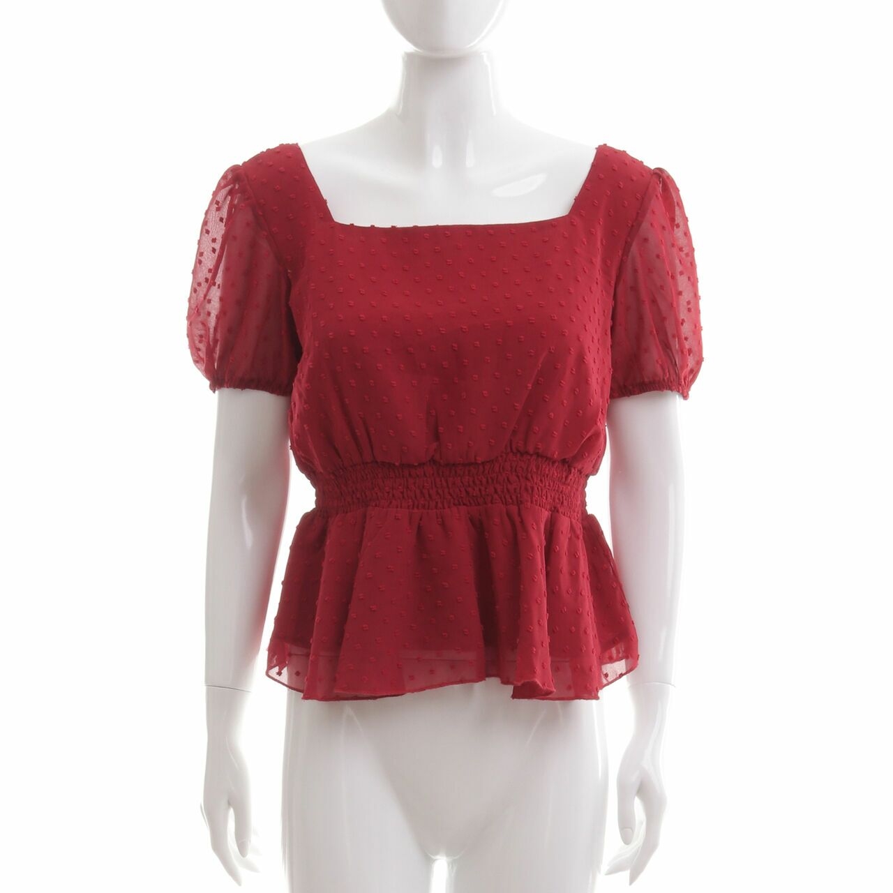 Something Borrowed Red Blouse