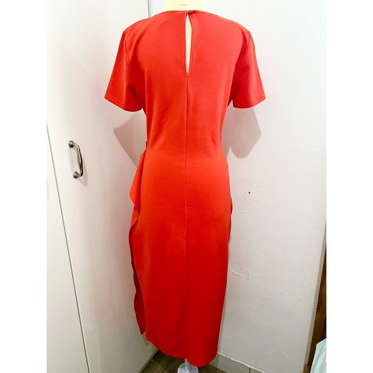 Asos Orange Midi Dress