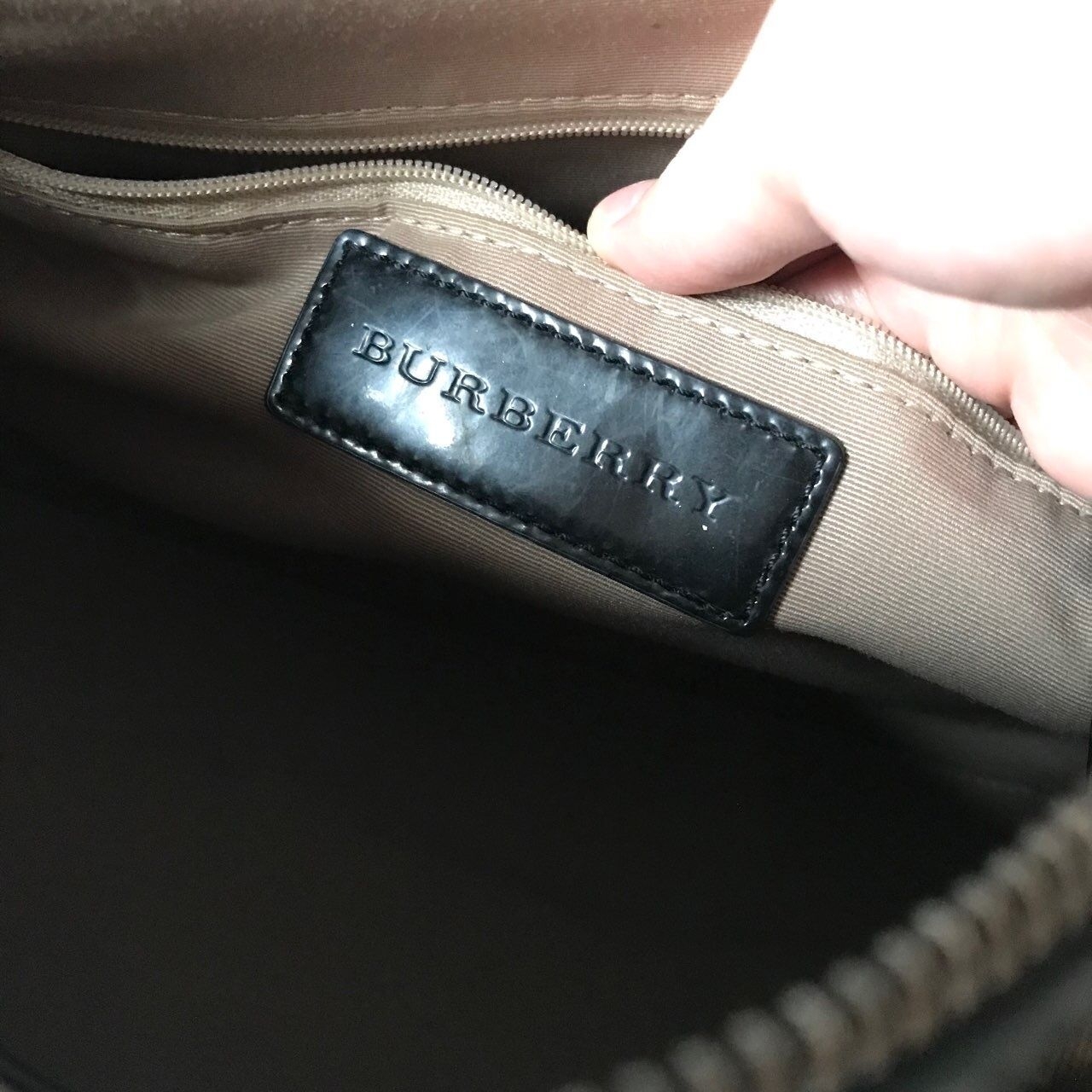 Burberry Nova Check Bowling Bag