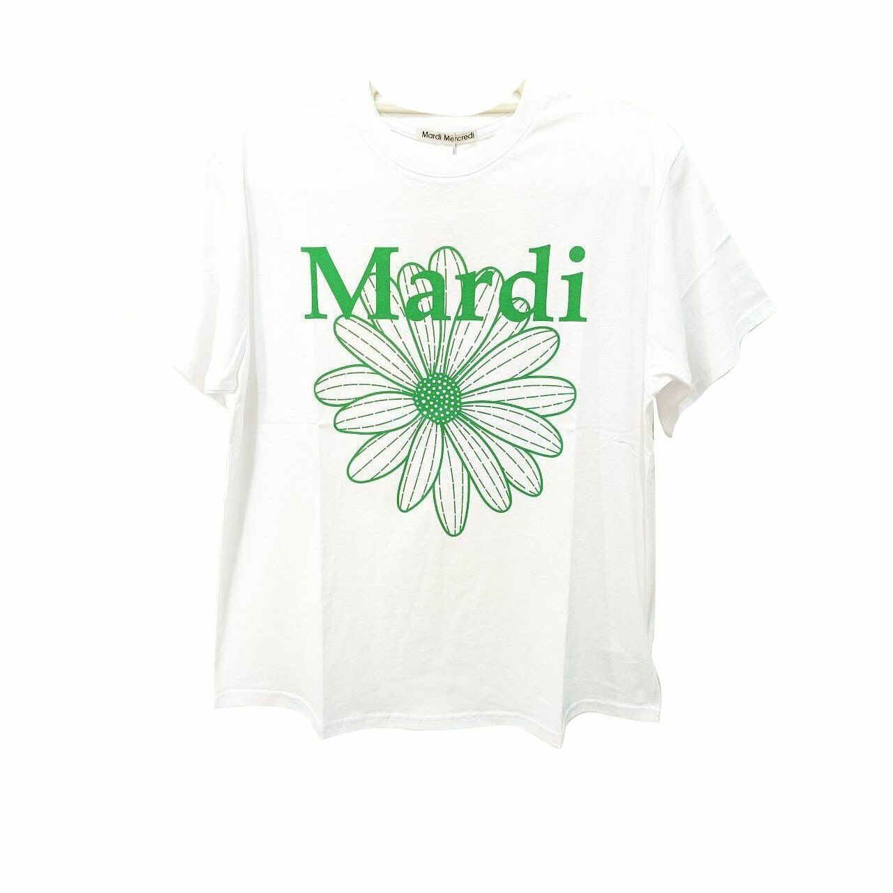 Mardi Mercredi Tshirt in White & Green