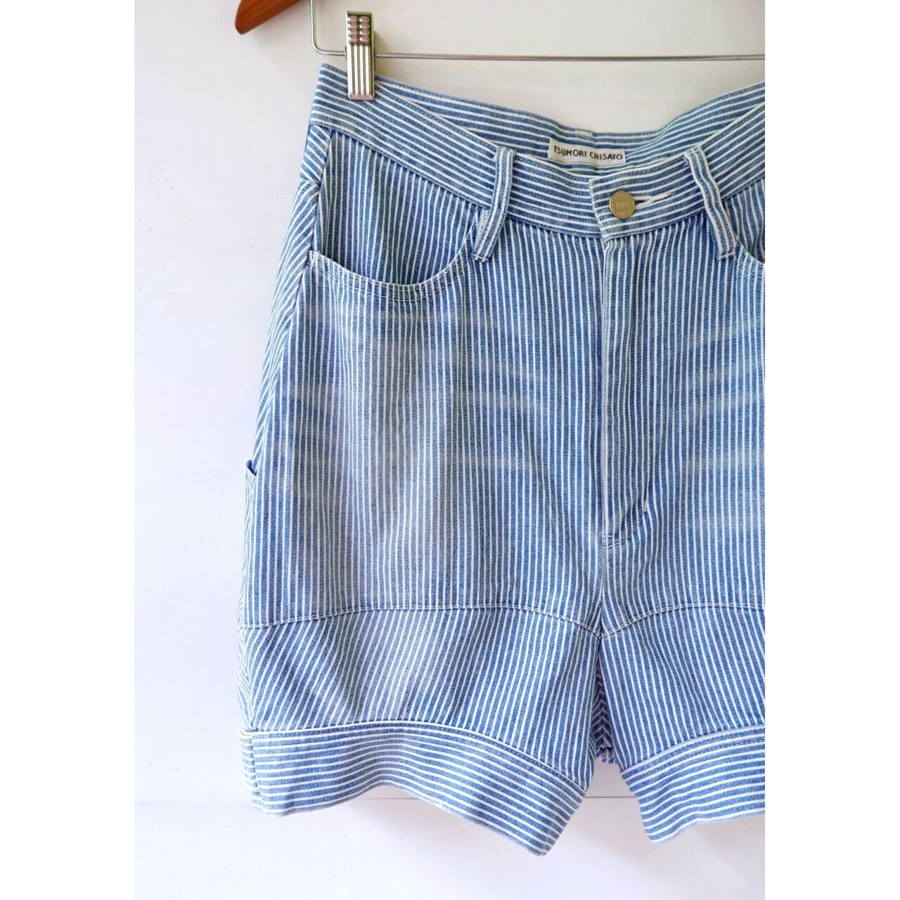 Tsumori Chisato Blue Stripes Short Pants