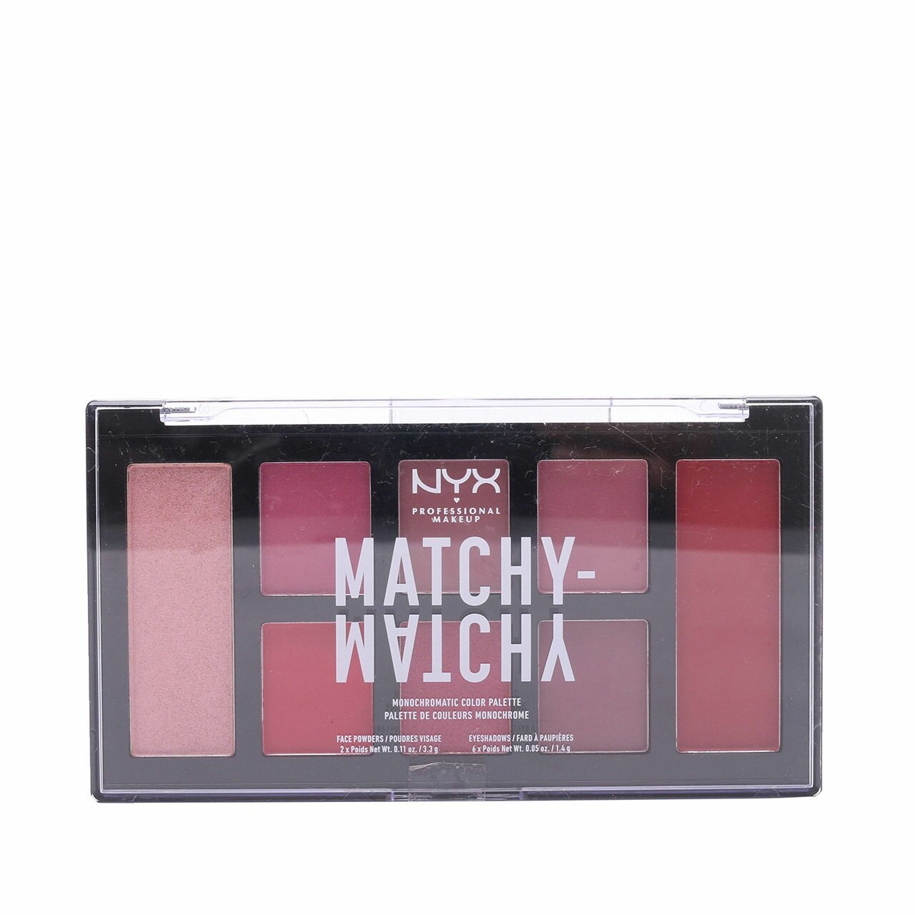 NYX Monochromatic Color Palette Face Powder & Eyeshadow - Berry Mauve Sets and Palette