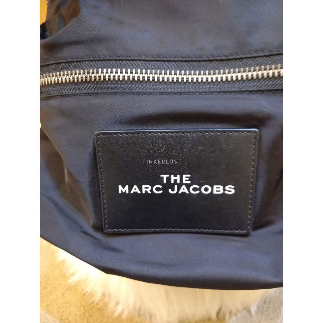 Marc Jacobs The Zipper Black Nylon Bacpack