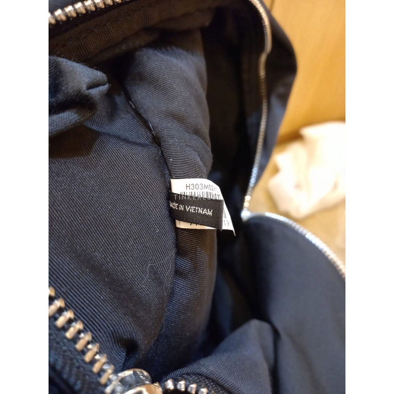 Marc Jacobs The Zipper Black Nylon Bacpack