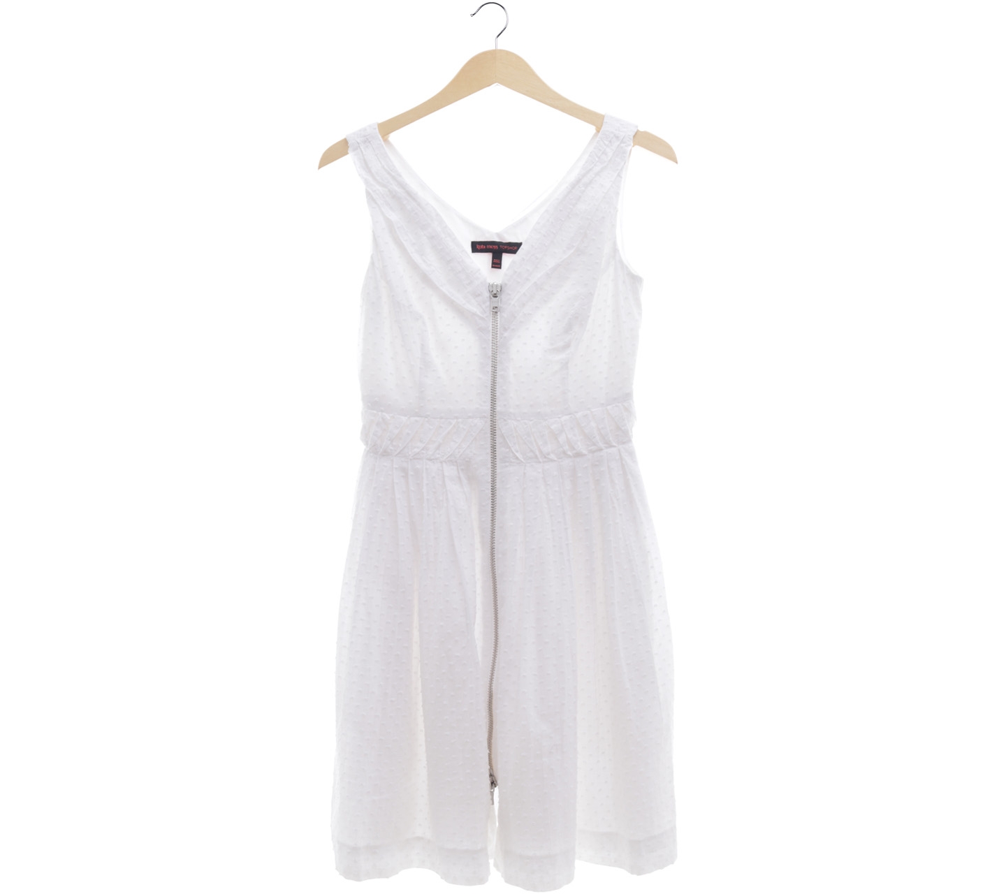 Kate Moss Topshop Off White Mini Dress
