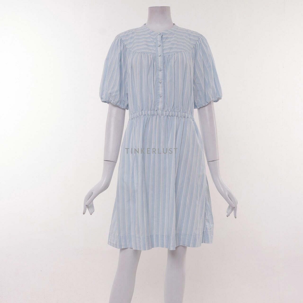 J.CREW Blue & White Stripes Mini Dress