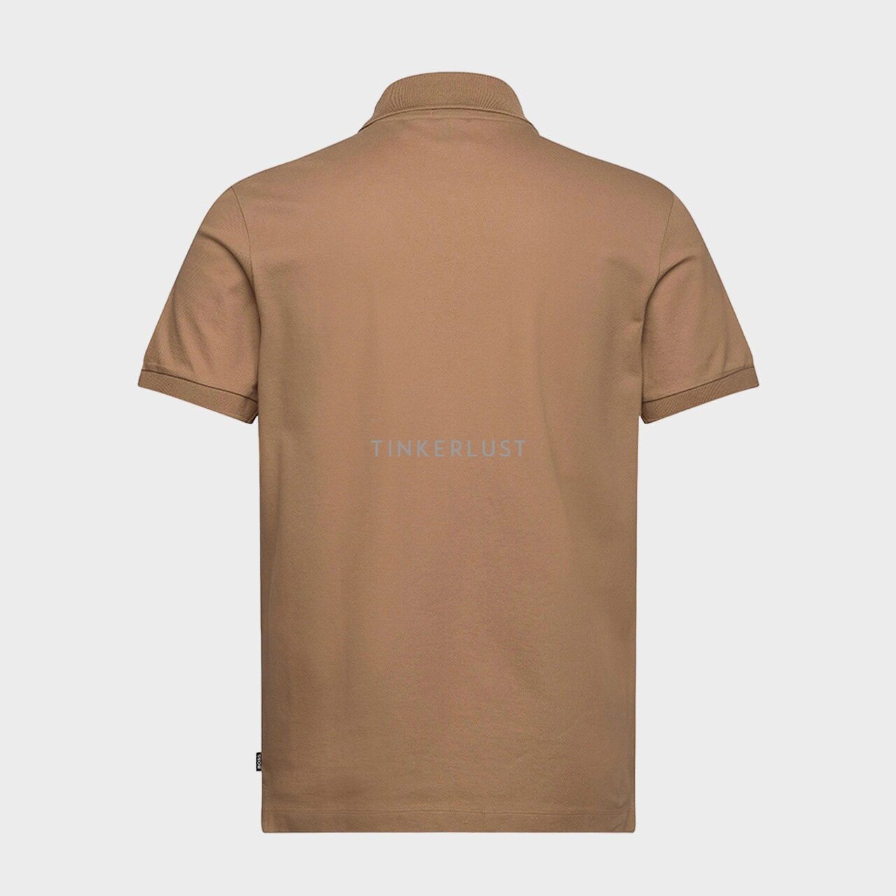 Hugo Boss Men Parlay 424 Beige Mercerised-Cotton Polo Shirt