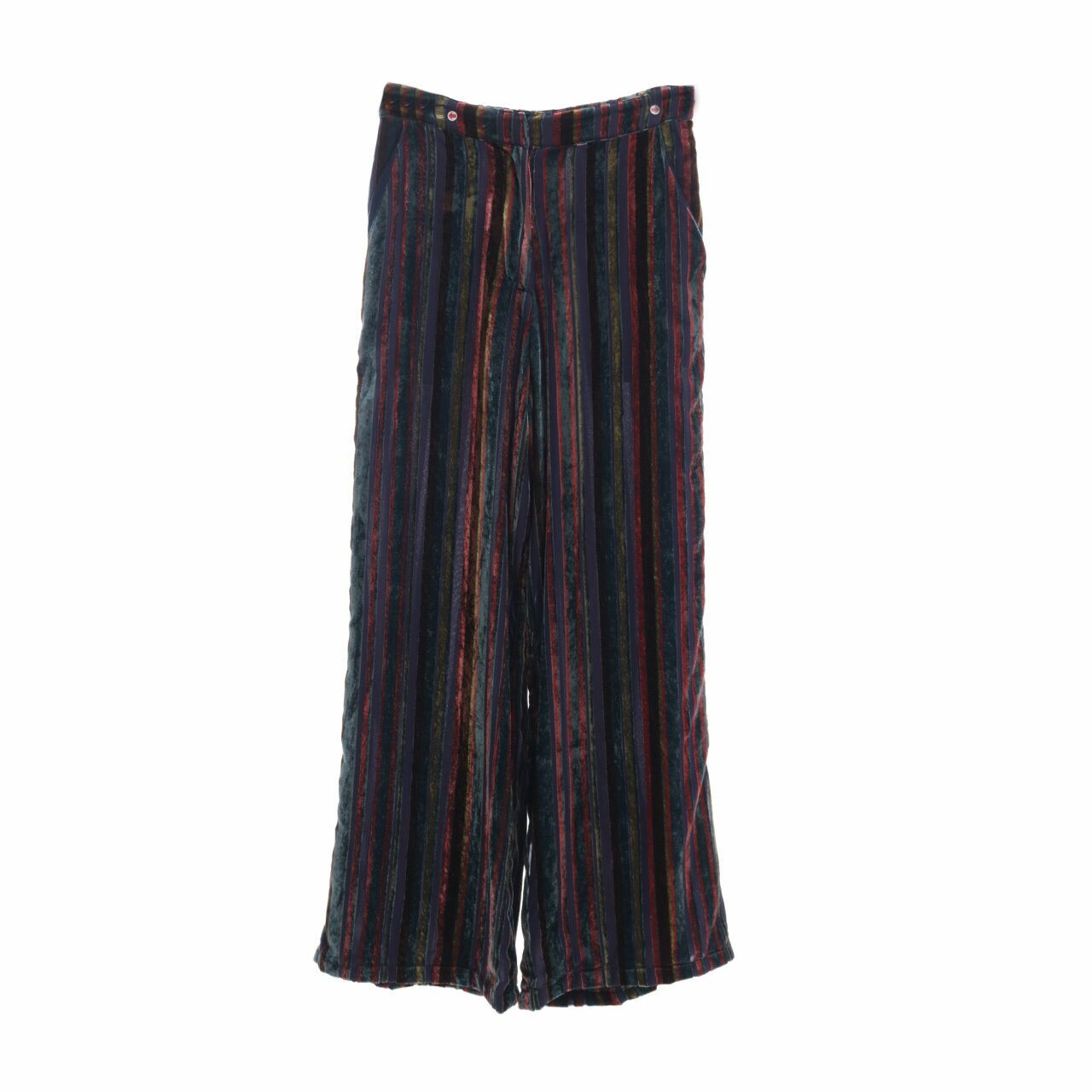 House of Harlow 1960 Multi Color Velvet Long Pants
