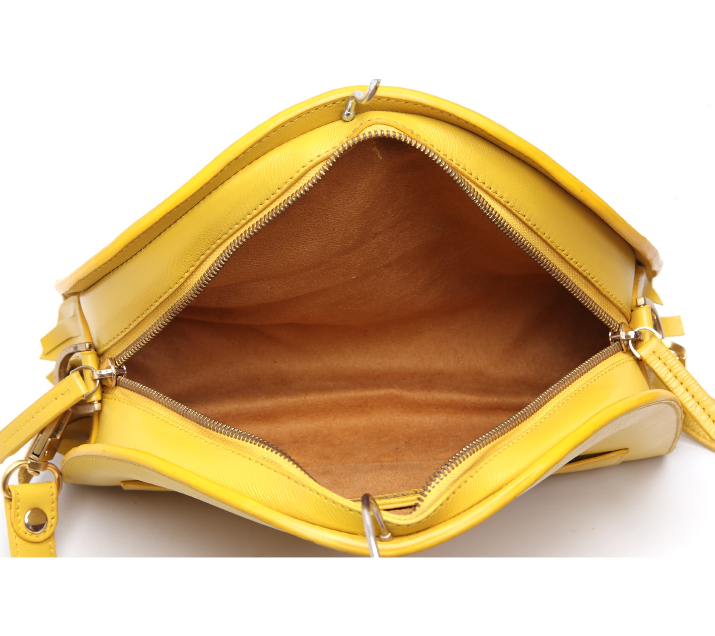 Meraki Goods Yellow Round Sling Bag