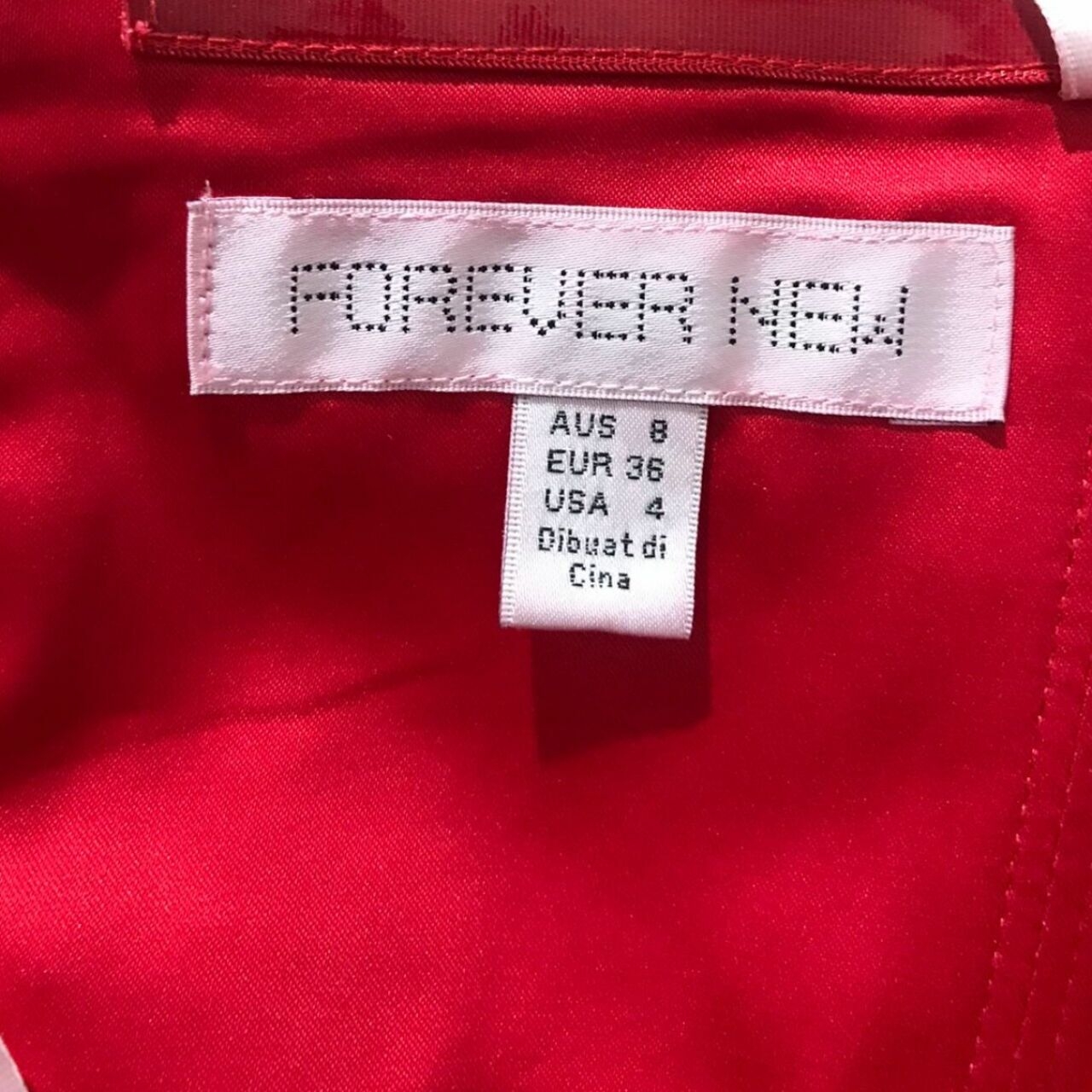 Forever New Red Midi Dress