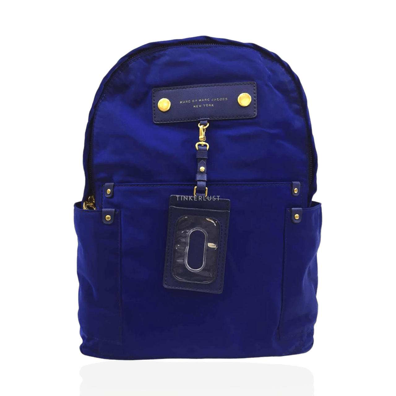 Marc Jacobs Blue Navy Preppy Nylon Backpack 