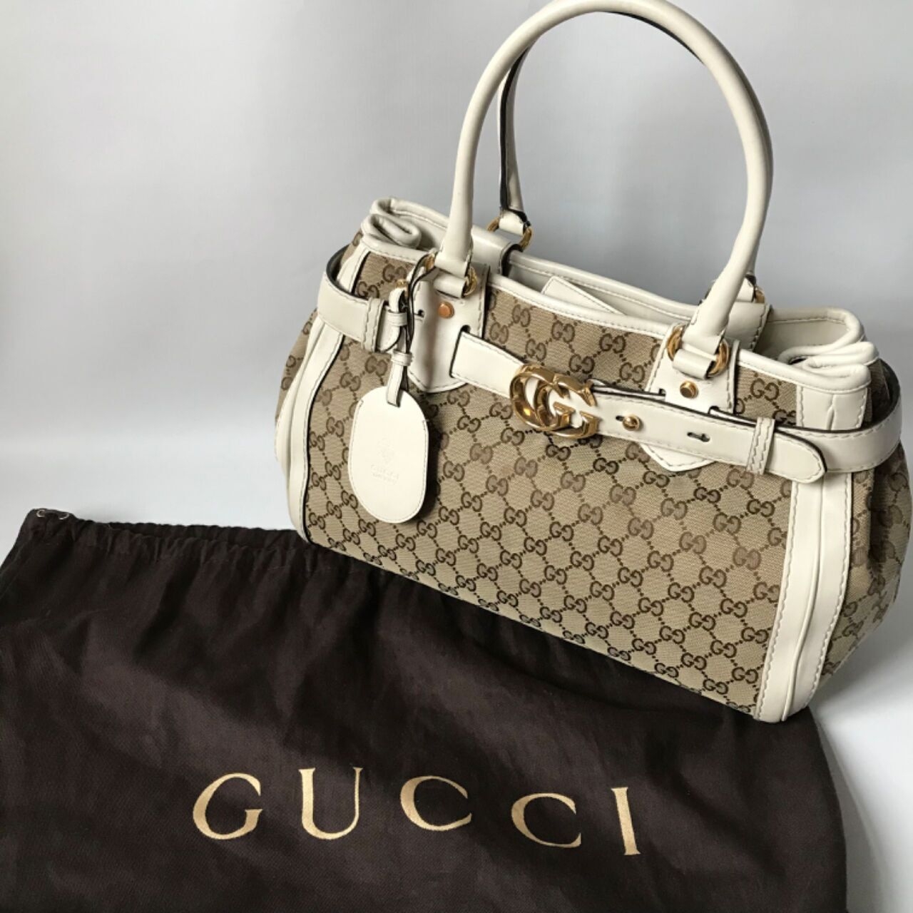 Gucci GG Running White Gg Handbag
