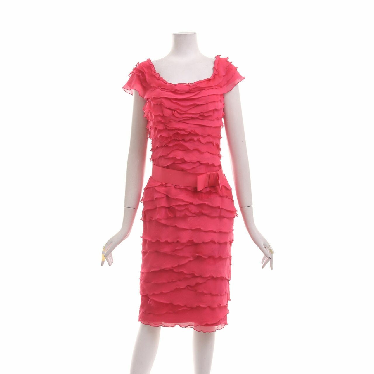 Tadashi Shoji Dark Pink Mini Dress