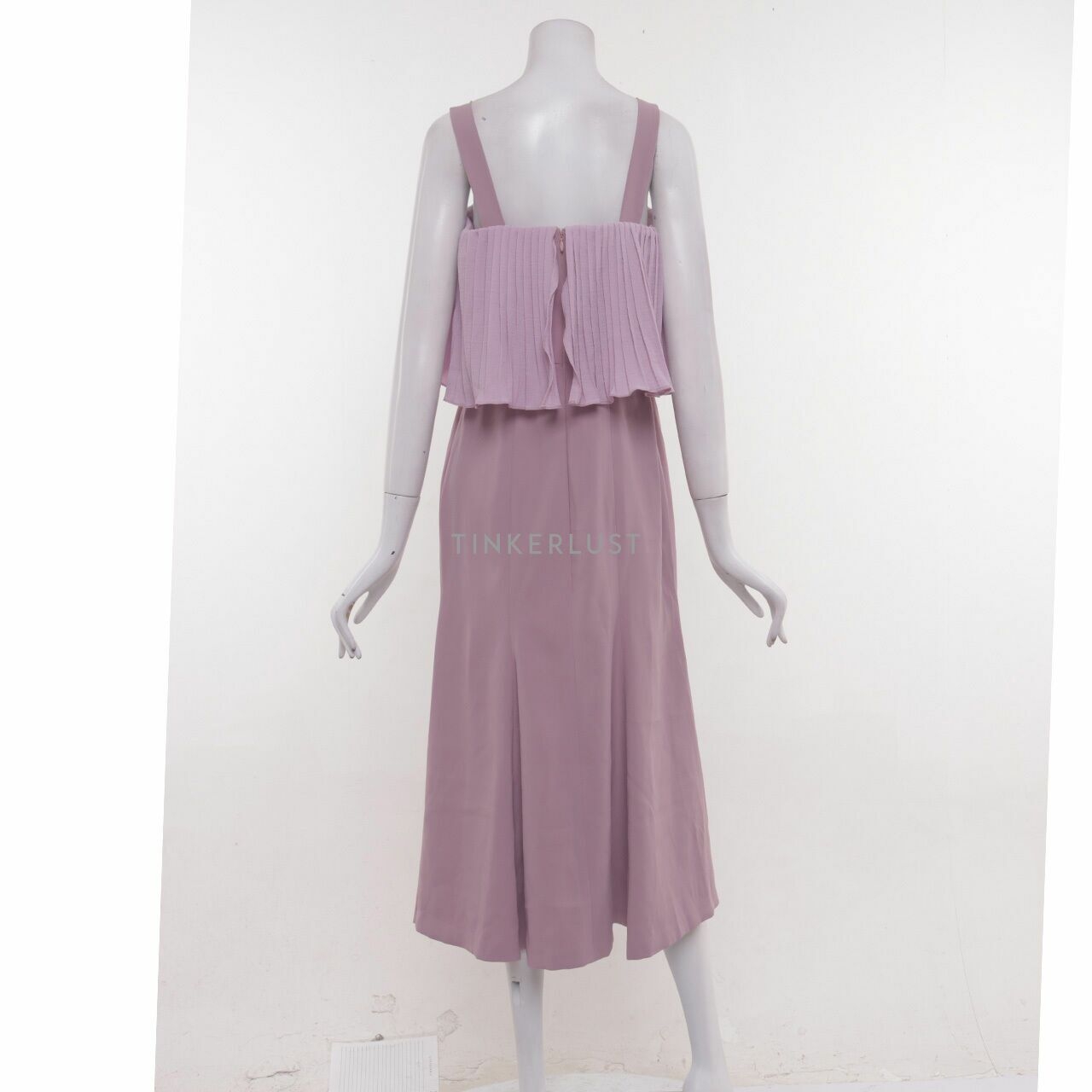 Poise24 Lilac & Dusty Mauve Midi Dress