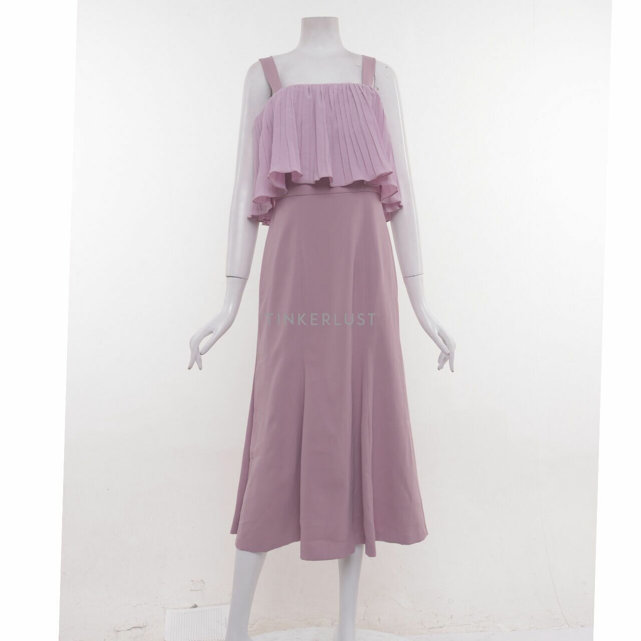 Poise24 Lilac & Dusty Mauve Midi Dress