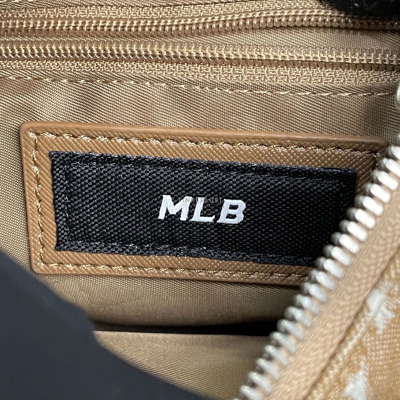 MLB-Korean Monogram Hobo Brown Shoulder Bag