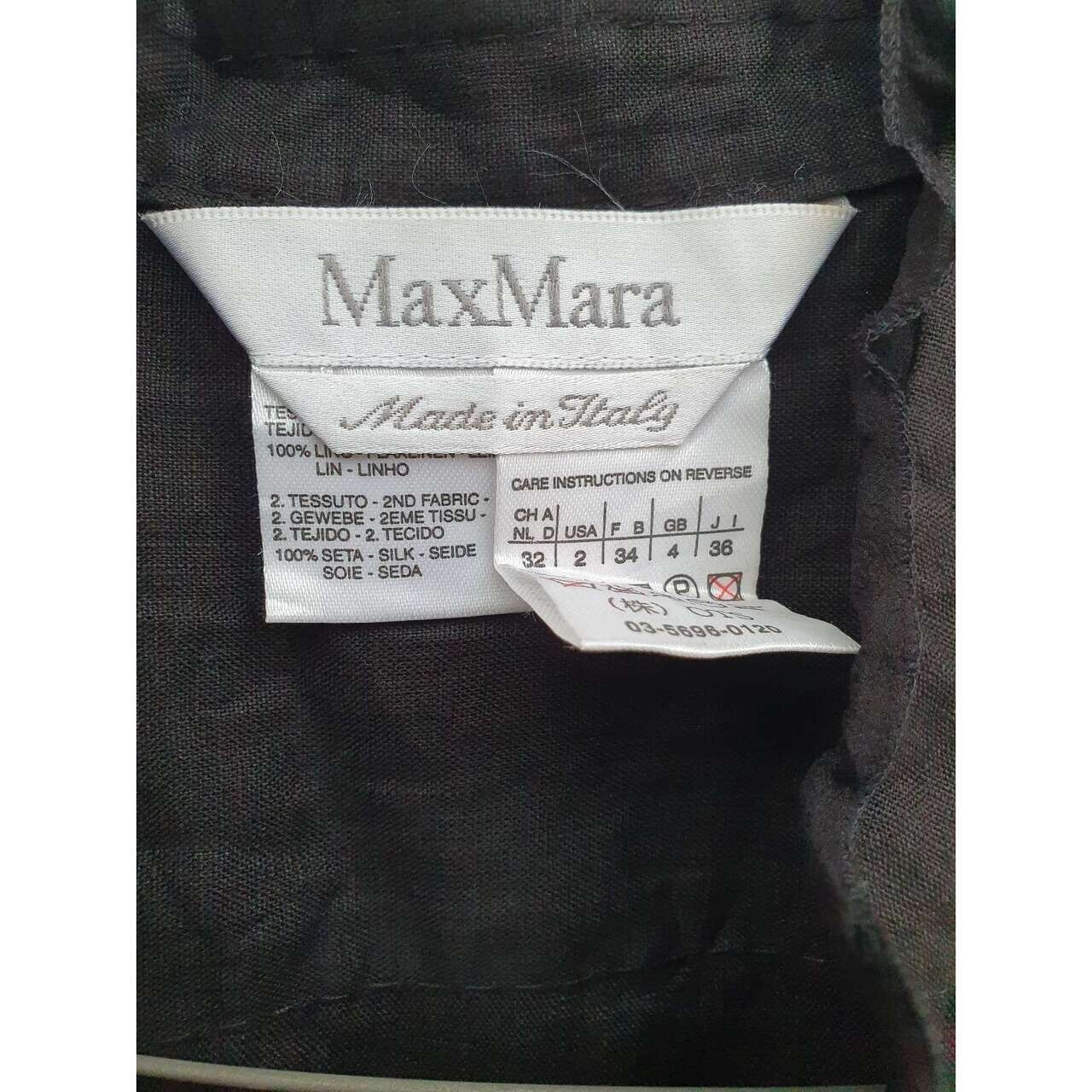 Max Mara Black Blouse