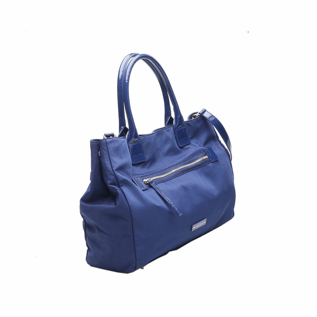 Christian Lacroix Blue Satchel Bag