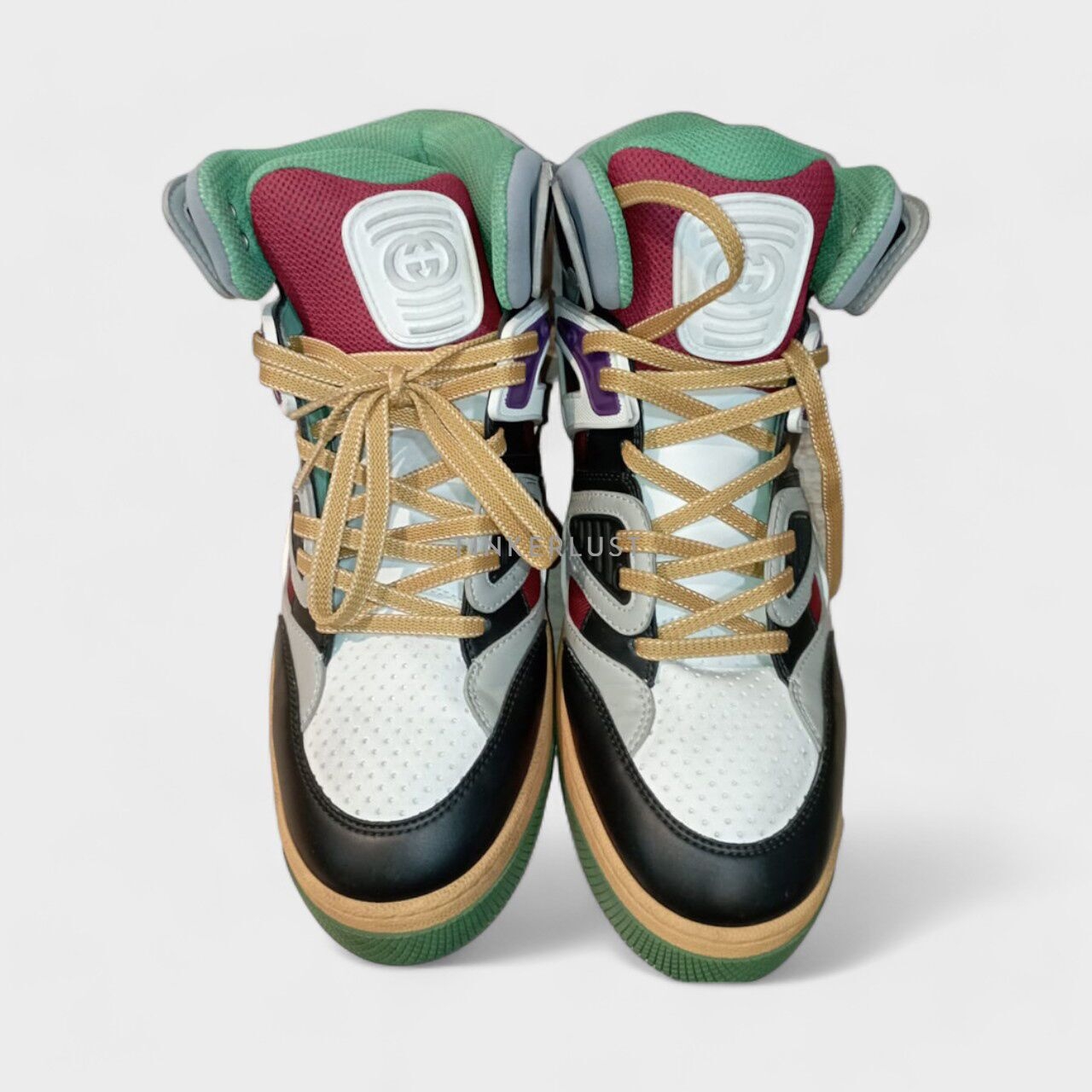 Gucci Basket Multicolor Demetra High-Top Sneakers