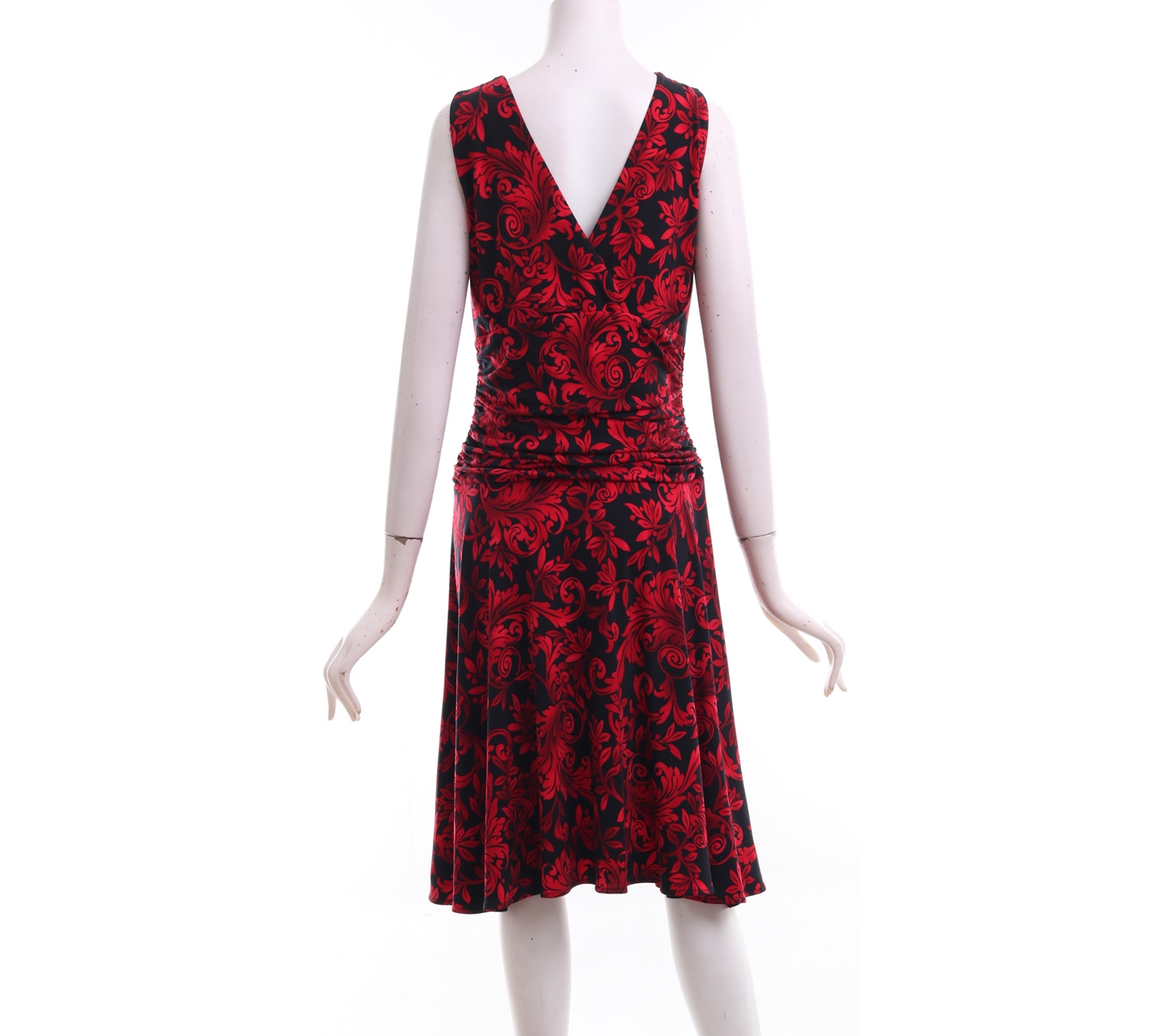 Peter Nygard Black & Red Floral Mini Dress