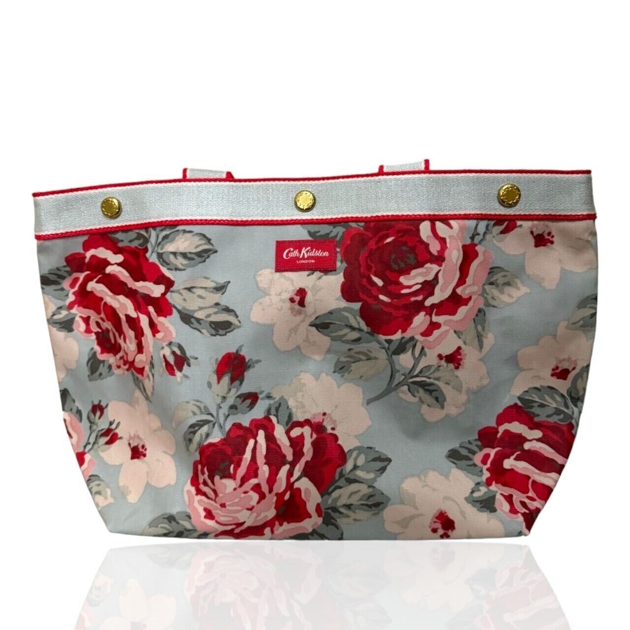 Cath Kidston Grey Floral Mini Tote Bag