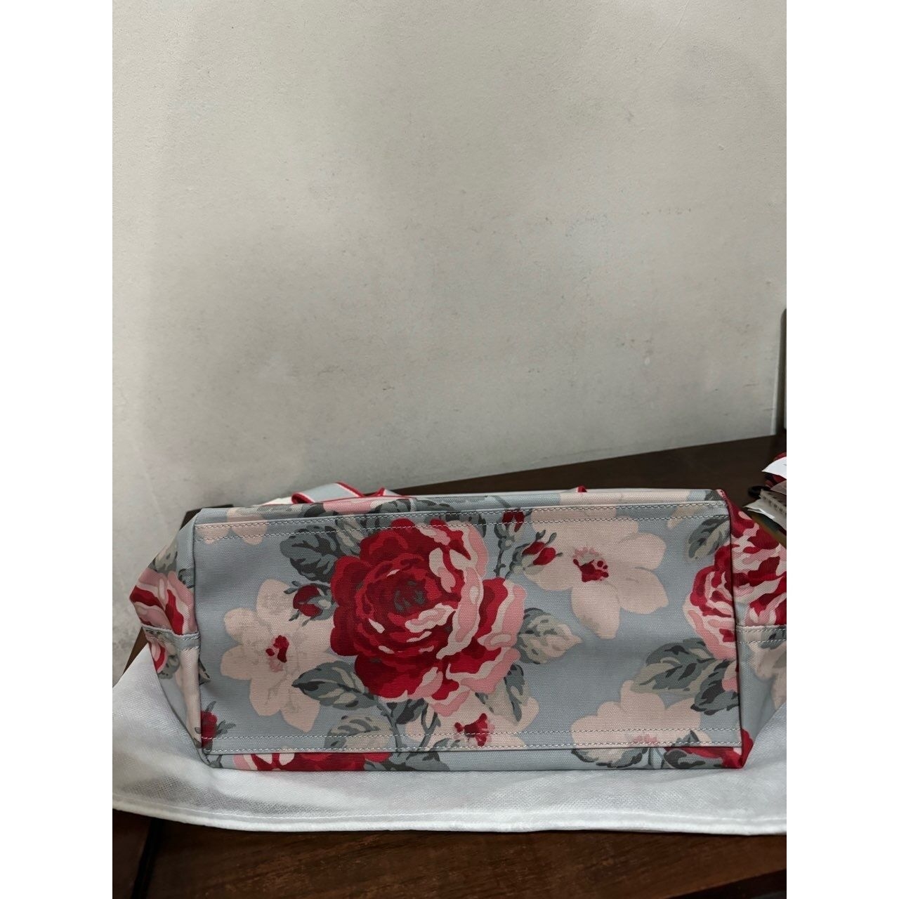 Cath Kidston Grey Floral Mini Tote Bag