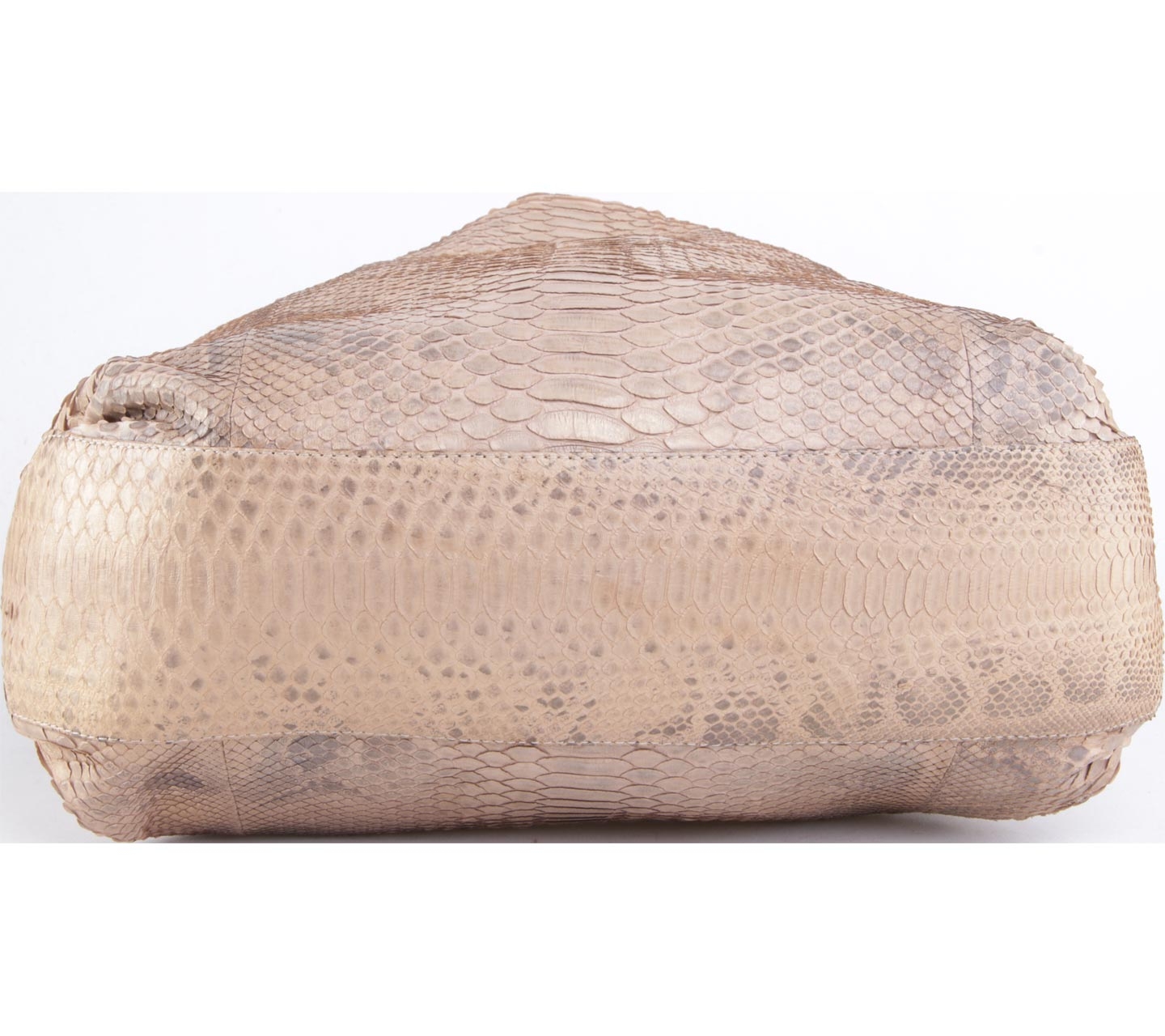 Caslee Brown Snakeskin Shoulder Bag