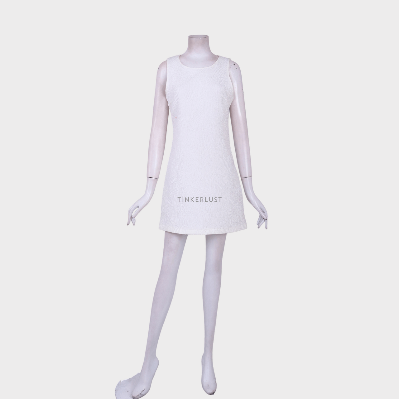 Massimo Dutti White Mini Dress