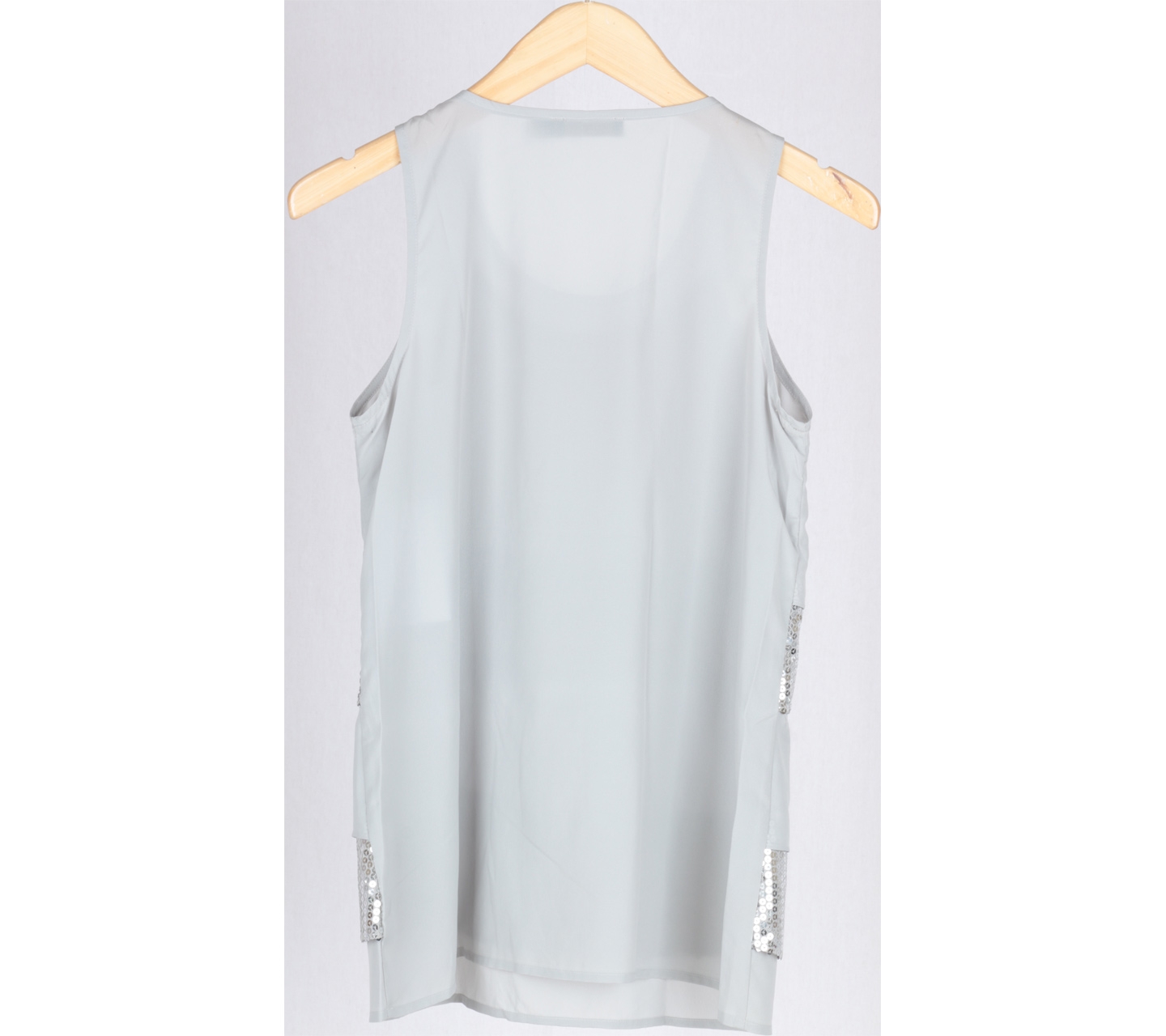 The Limited Grey Sequins Sleeveless