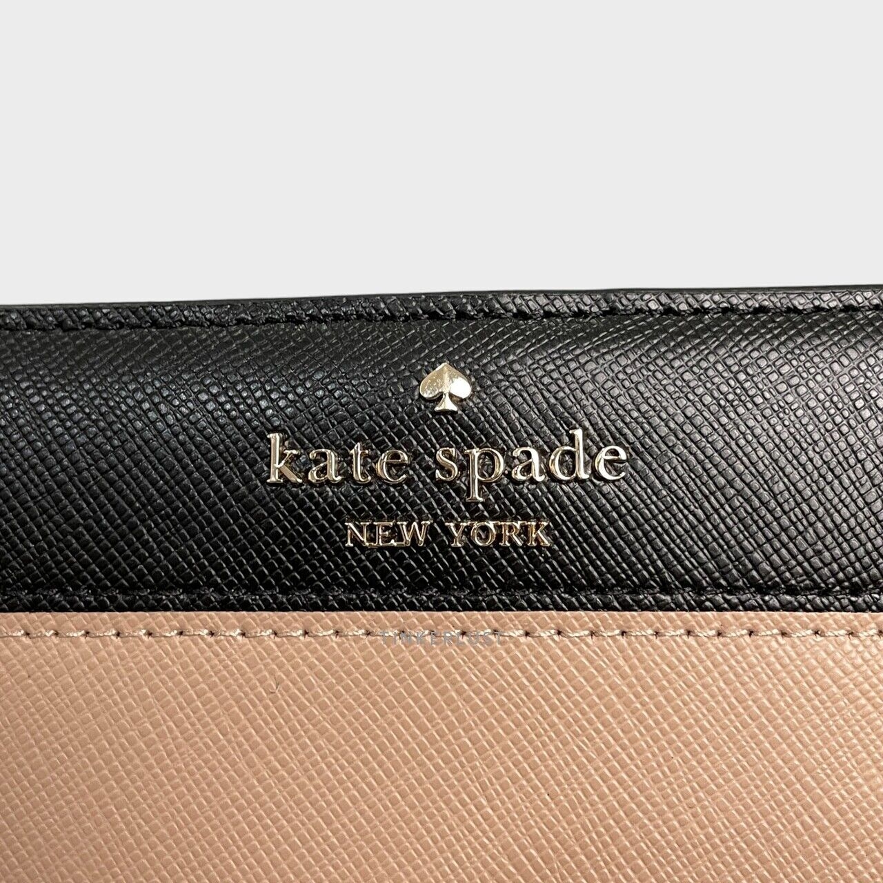Kate Spade KC510 Large Slim Bifold Colorblock Saffiano Toasted Hazelnut Multi Wallet