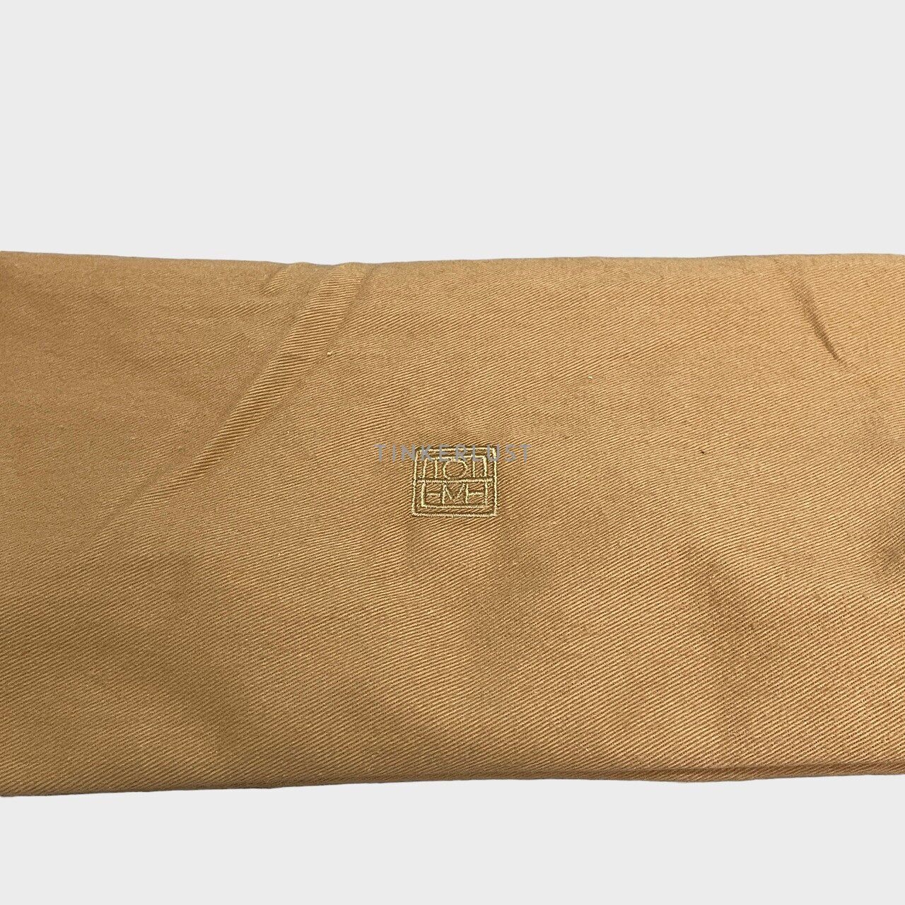 Toteme T-Lock Grain Tan Clutch Shoulder Bag
