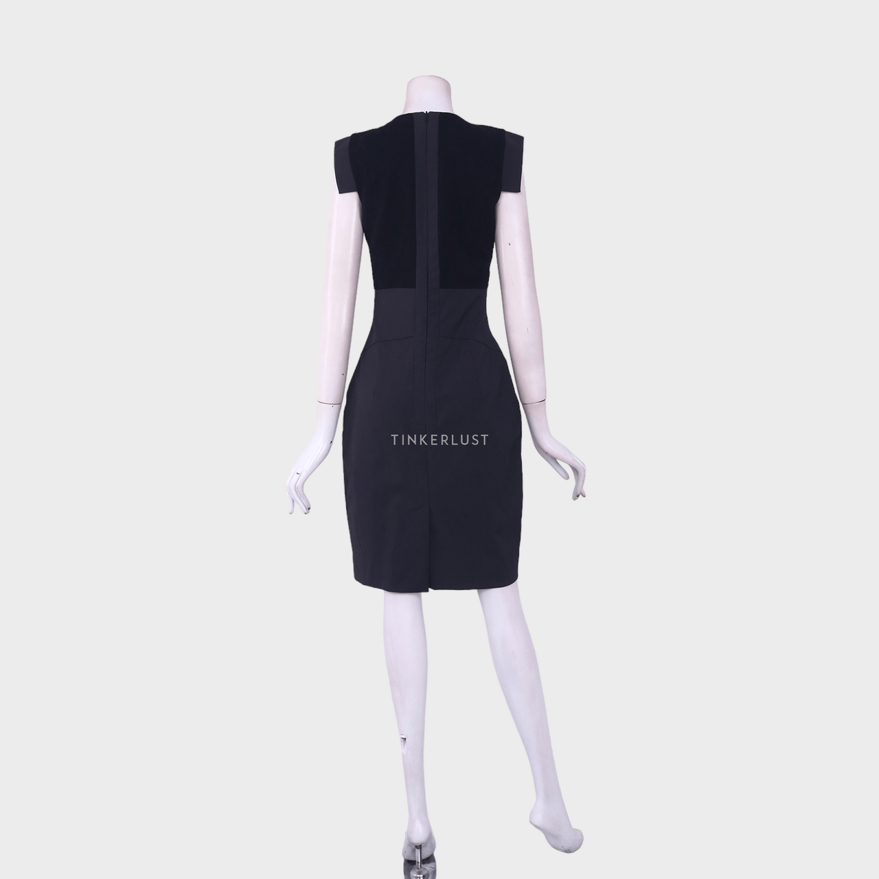 Cue Black & Dark Grey Mini Dress