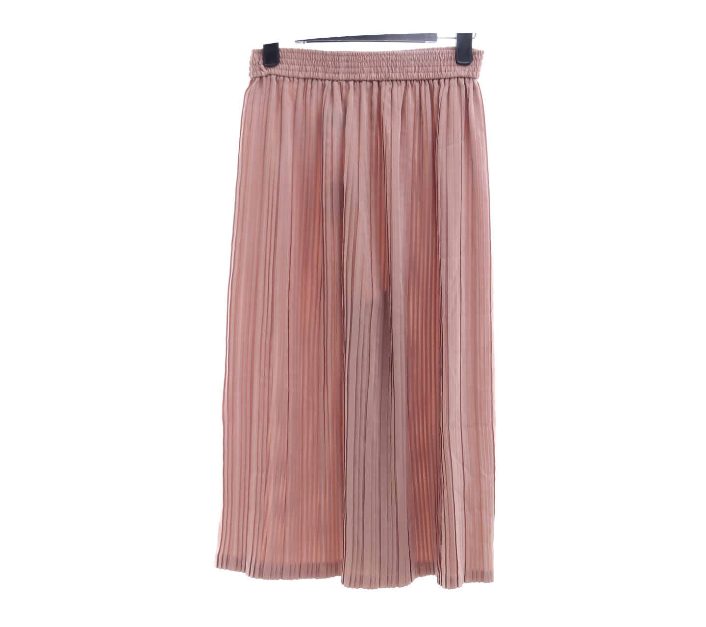 Lilac Light Brown Pleatted Cropped Pants