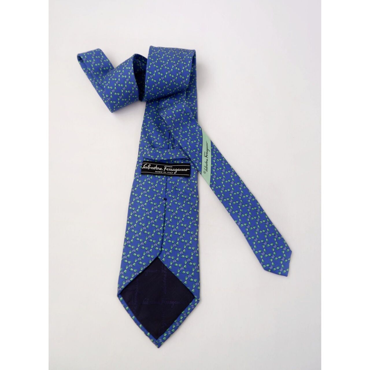 Salvatore Ferragamo Blue Tie