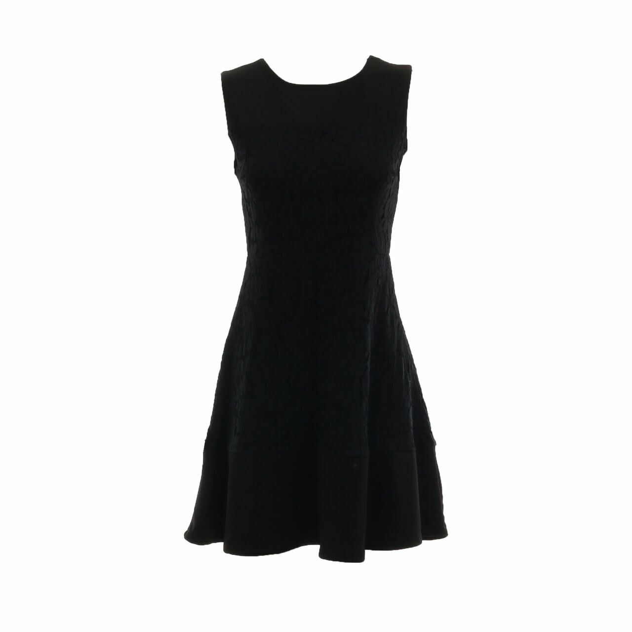Chic Simple Black Midi Dress