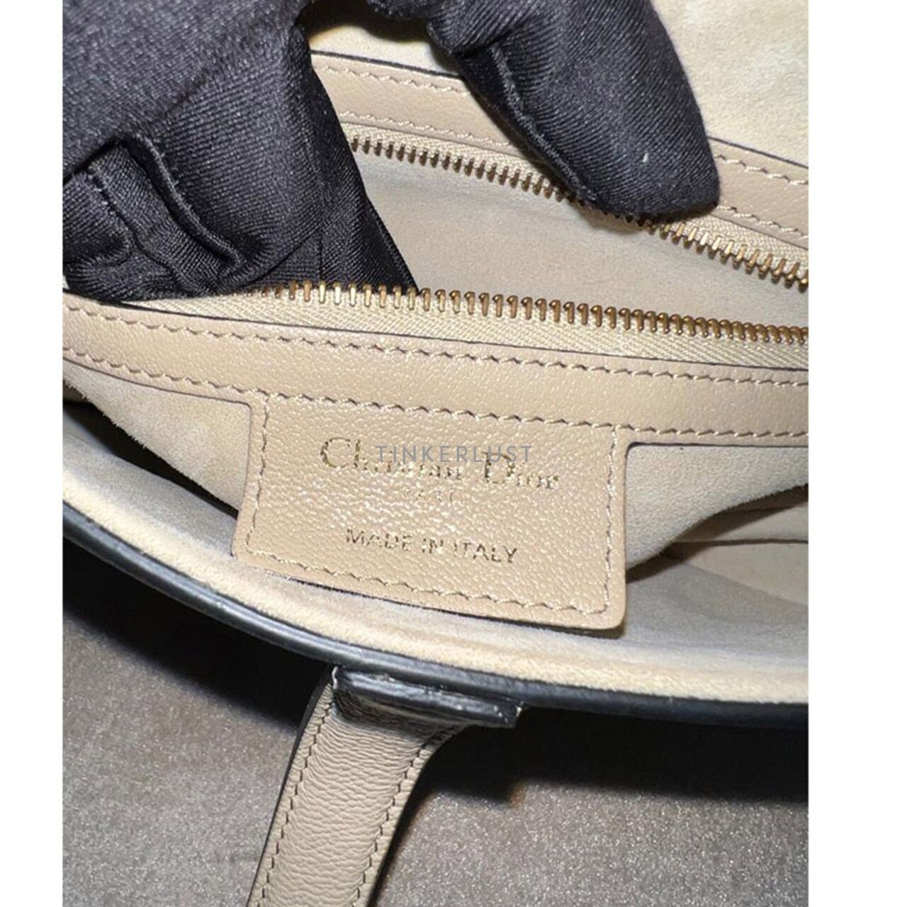 Christian Dior Saddle Medium Bag Sand Grained Calfskin GHW 2023 Shoulder Bag