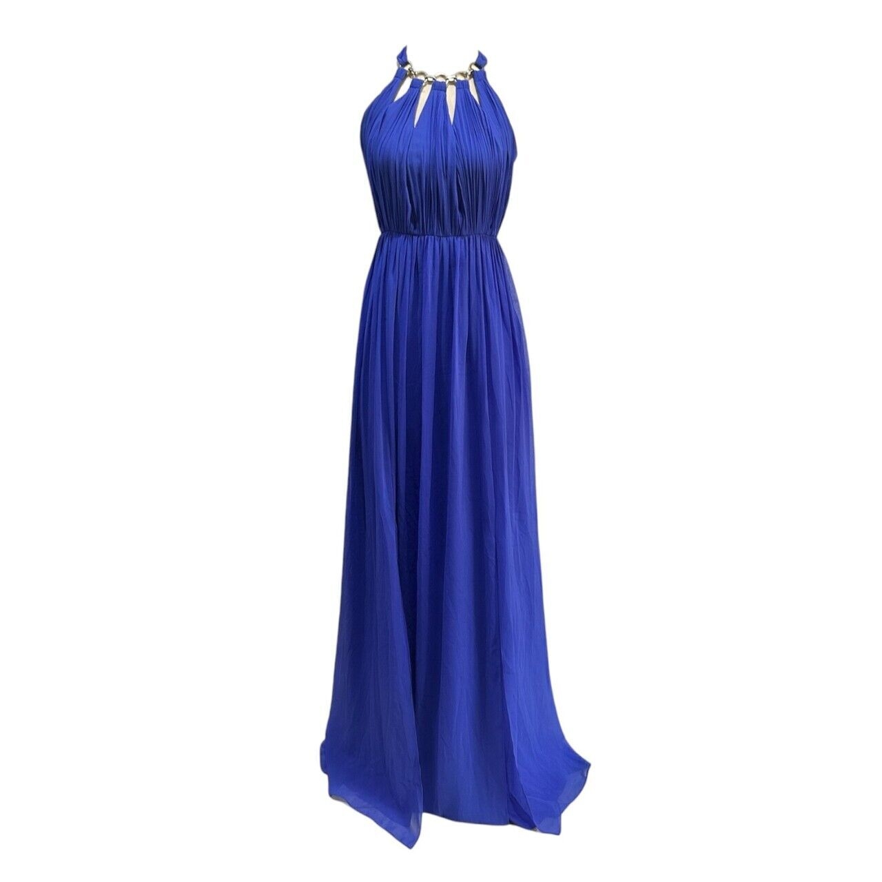 Forever New Blue Halterneck Gown Long Dress