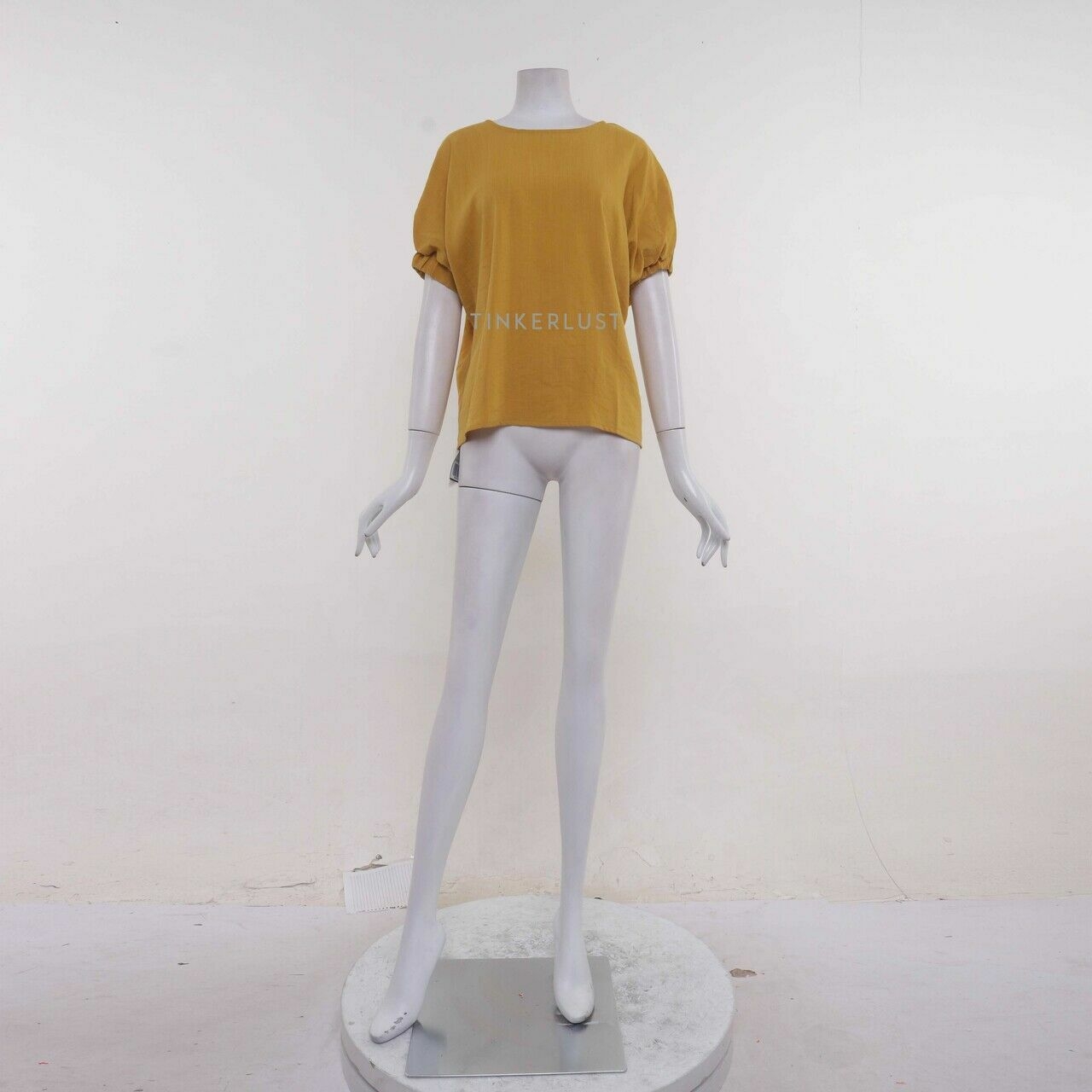 Chic Simple Mustard Blouse