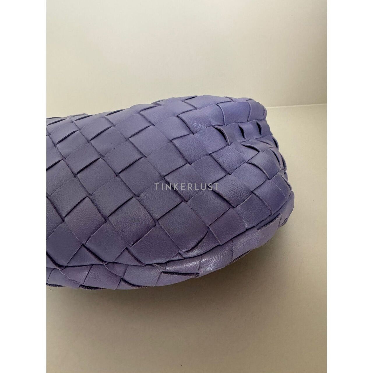 Bottega Veneta Mini Jodie Purple Leather Handbag