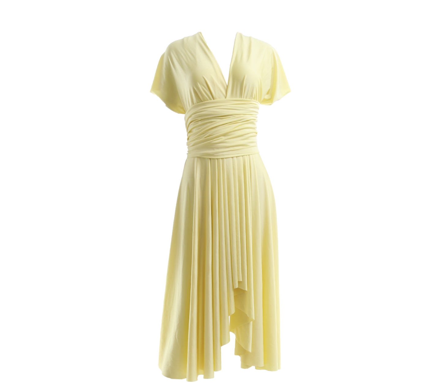 Smoochthelabel Yellow Midi Dress