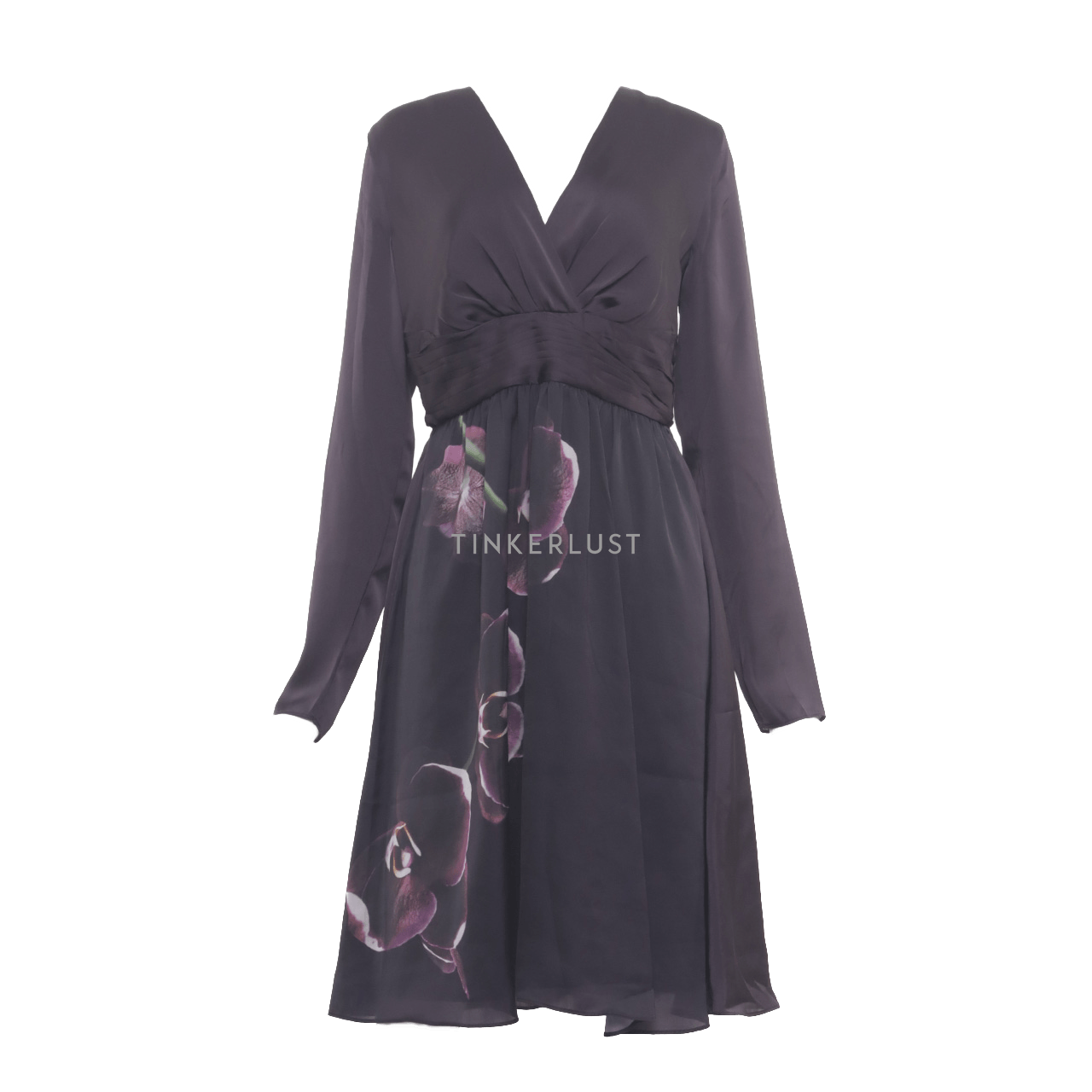 Altuzarra Purple Wine Midi Dress