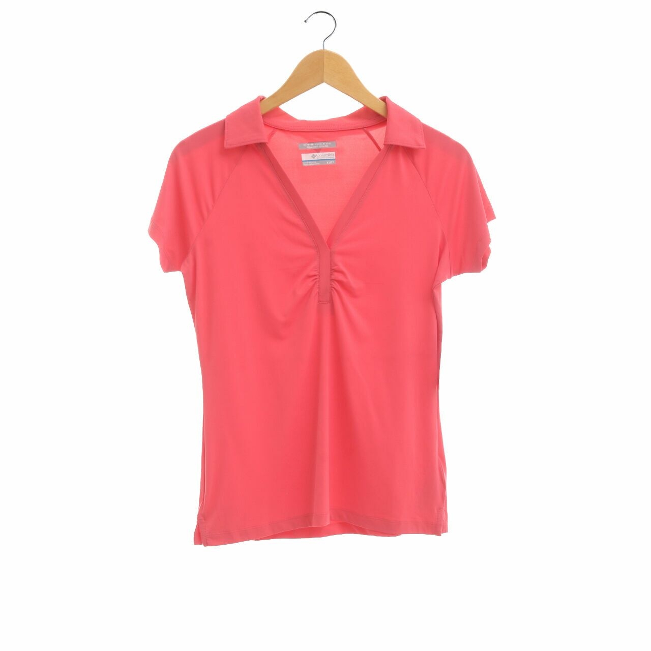 Columbia Pink Coral Polo Shirt