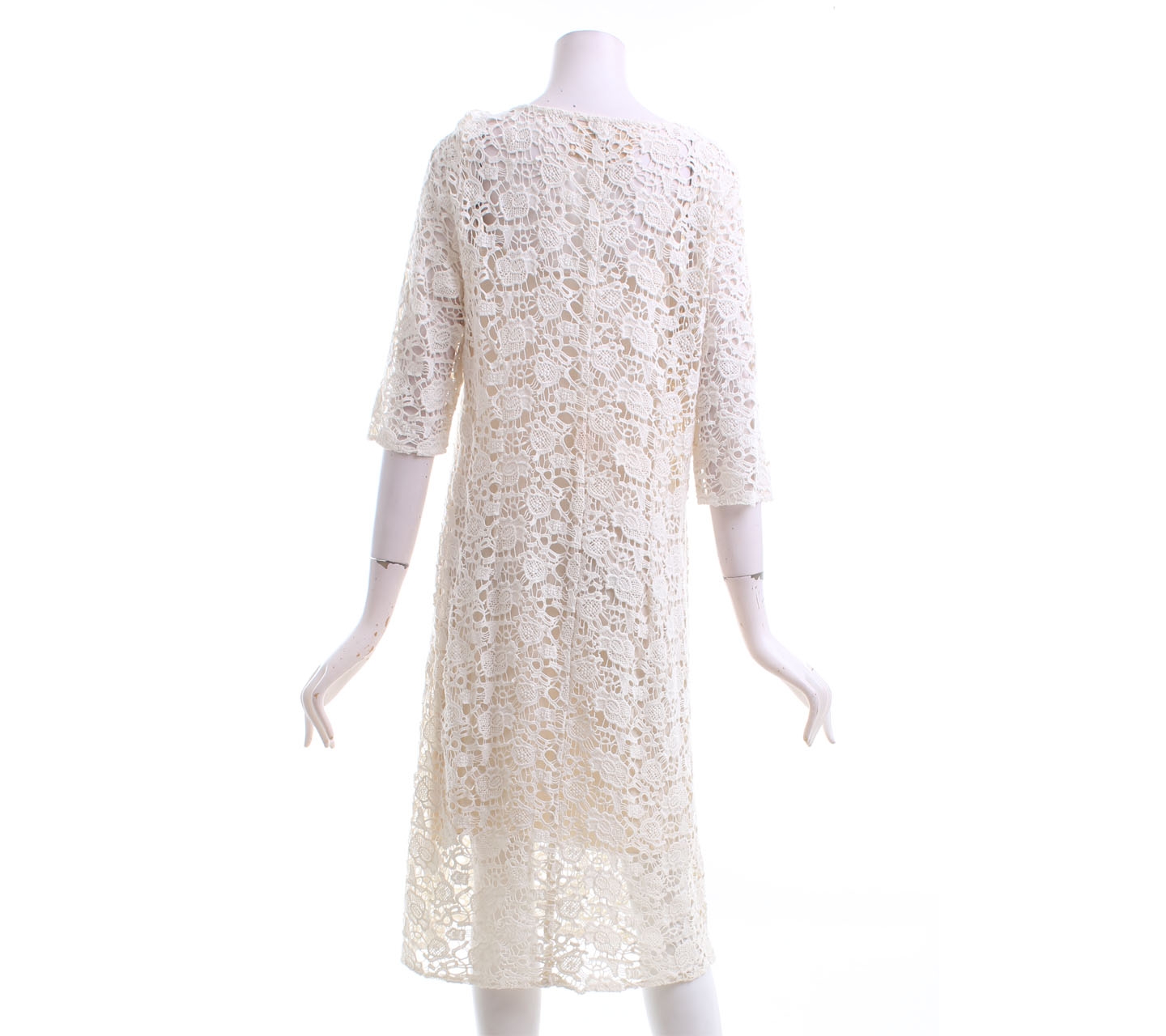 Velvet Cream By Graham&Spencer Crochet Lace Mini Dress