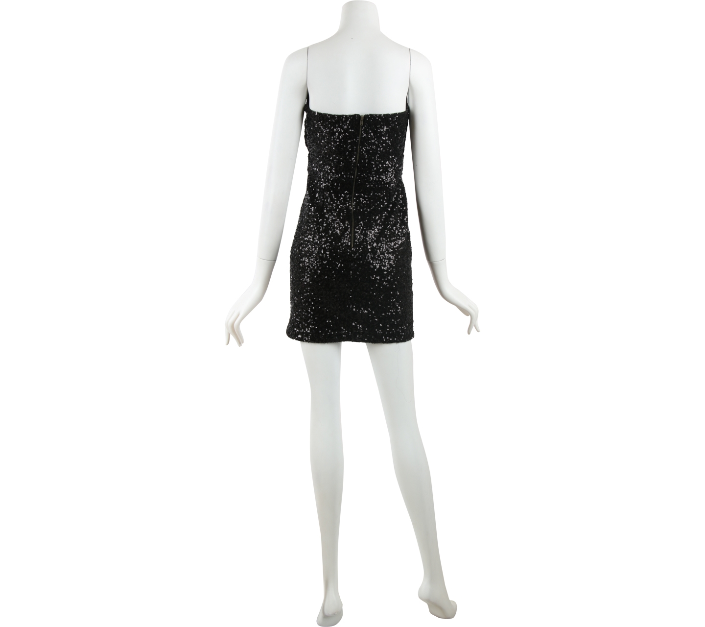 TFNC London Black Sequins Mini Dress