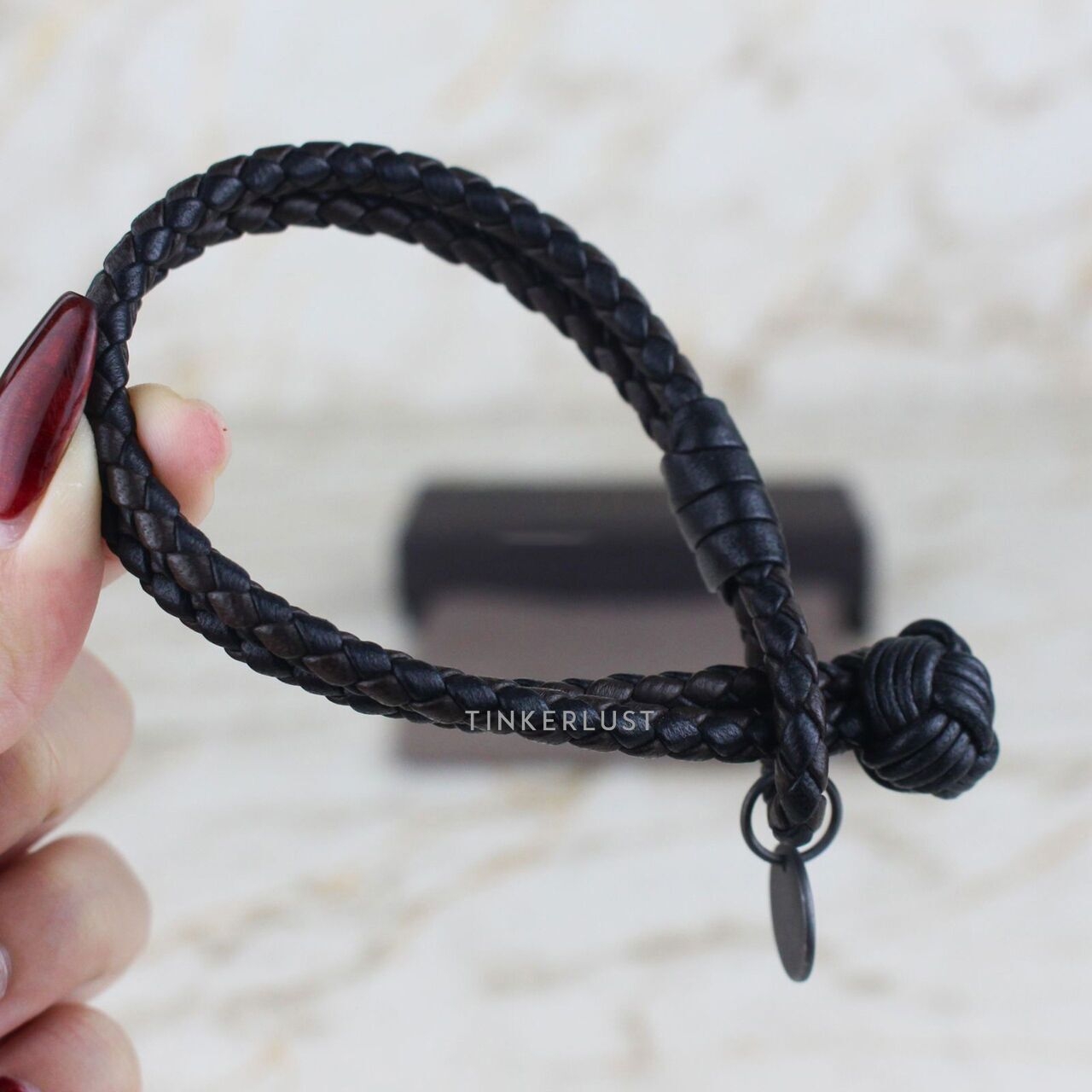 Bottega Veneta Double Knot Bracelets Black & Brown Jewellery