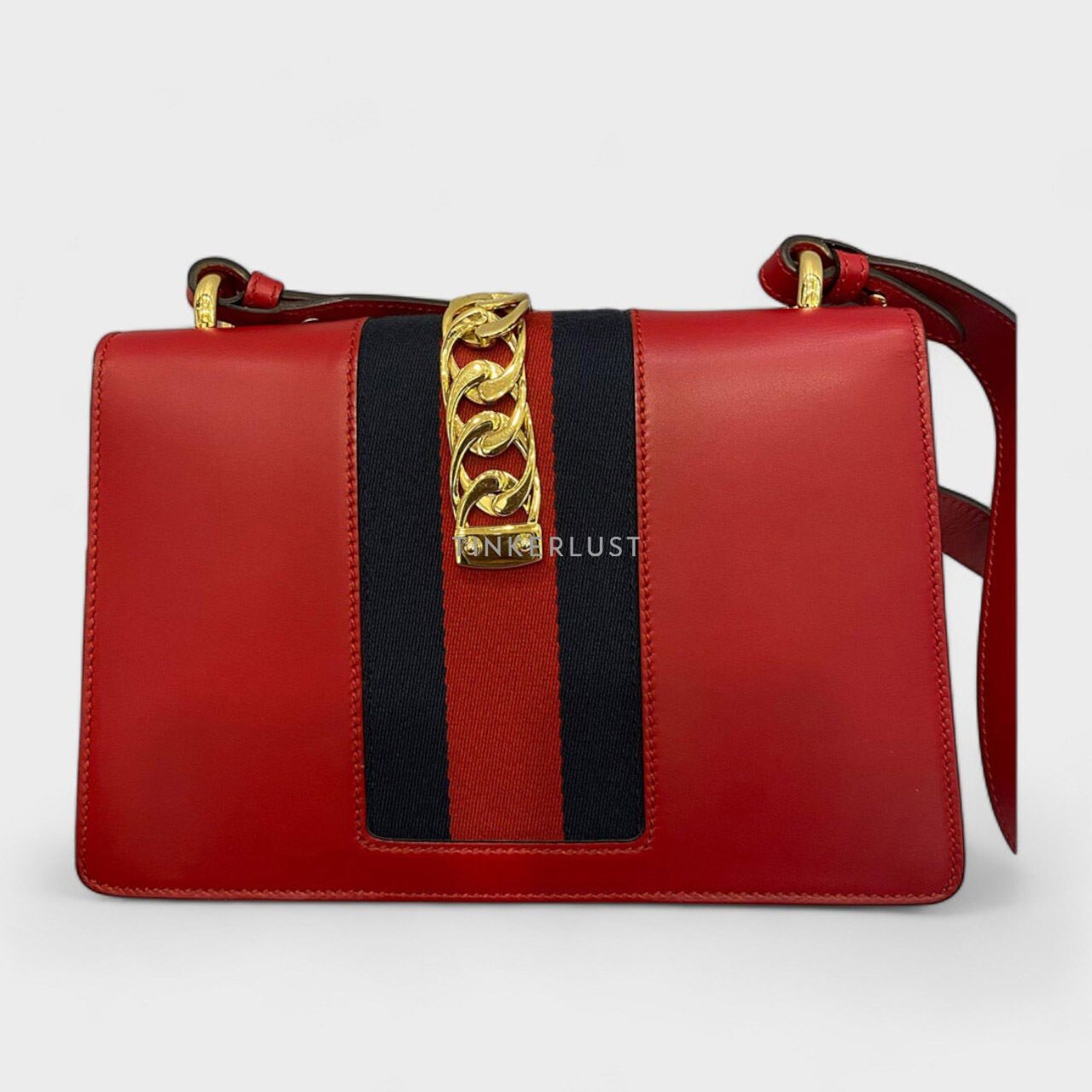 Gucci Sylvie Medium Red GHW 2017 Shoulder Bag