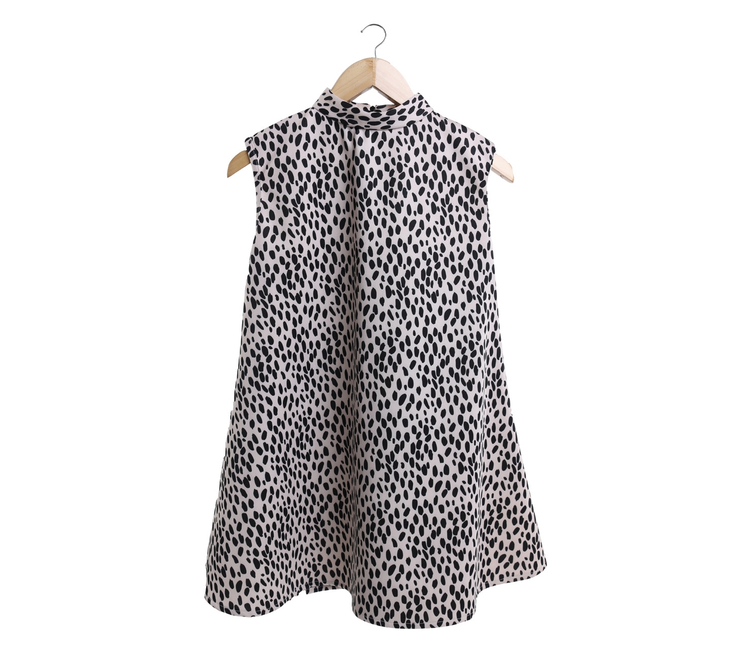 KYVA Cream Leopard Mini Dress