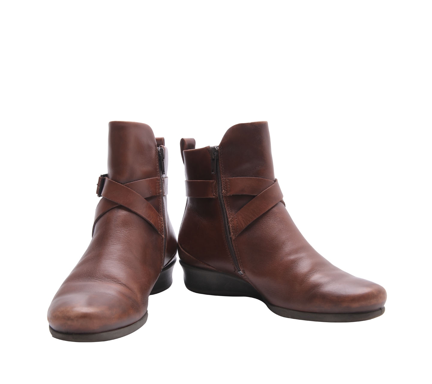 Ecco Brown Leather Boots