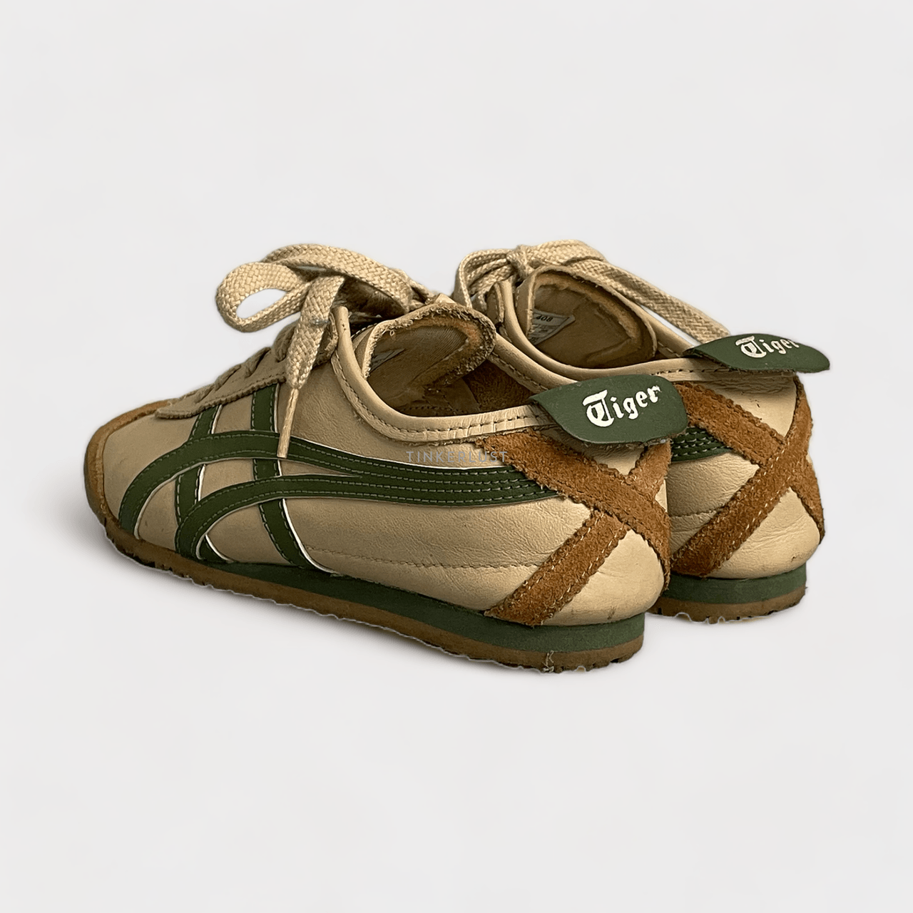 Onitsuka Tiger Mexico 66 - Beige/Grass Green Sneakers