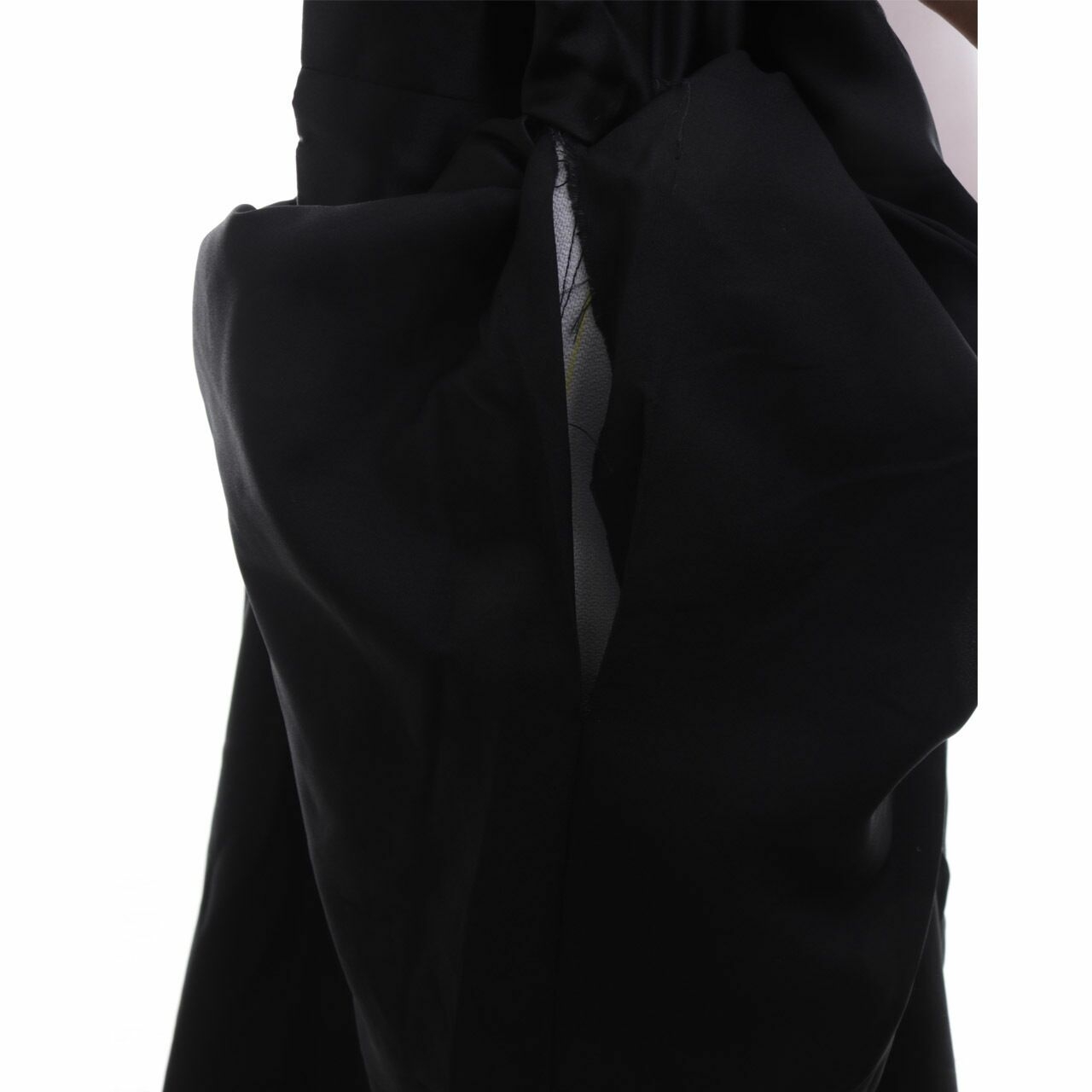 Ingrid Husodo Black with Inner Pants Slit Long Dress